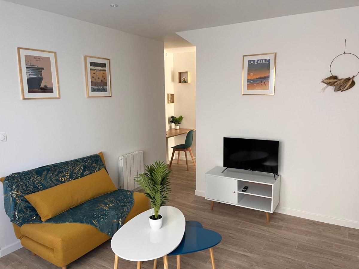 Studio Cosy Avec Terrasse, Proche Chantiers Et Airbus Сен-Назер Экстерьер фото