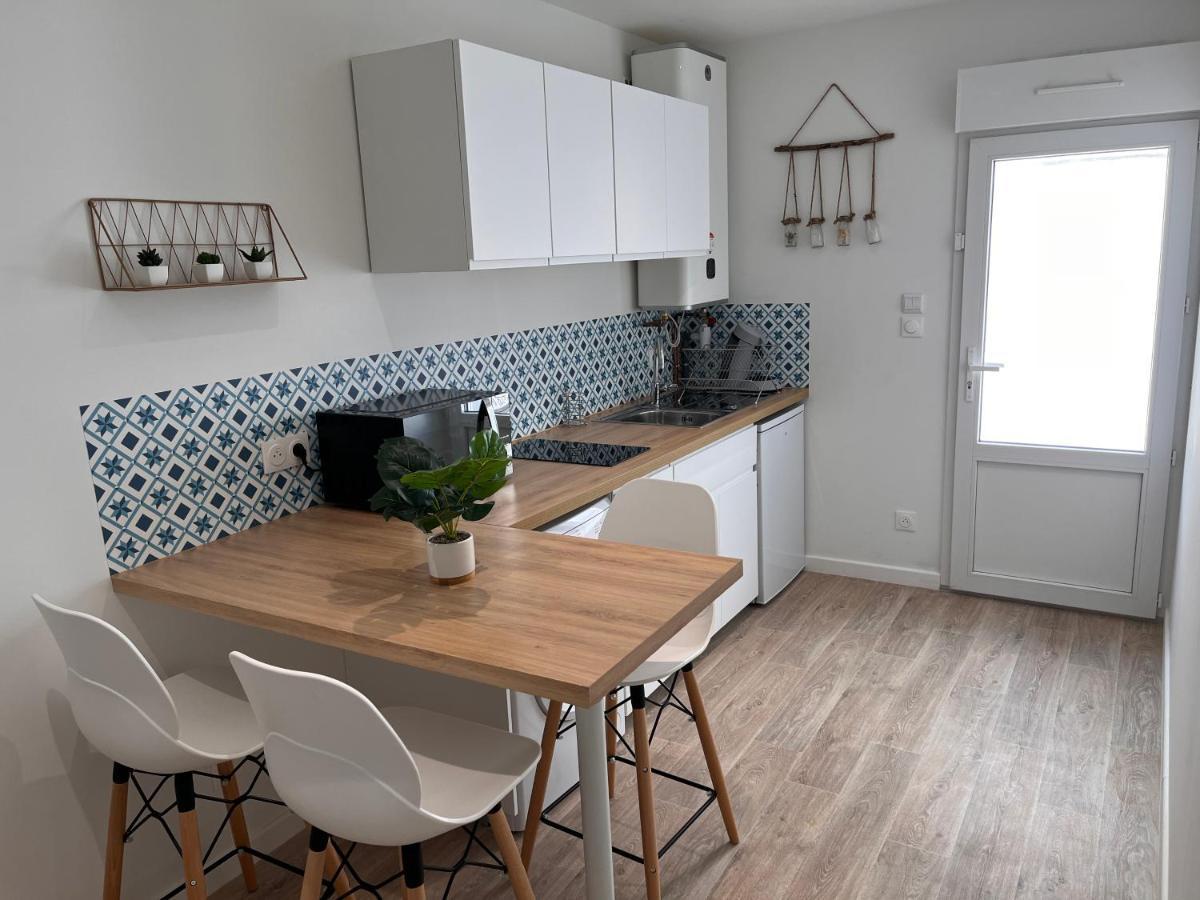 Studio Cosy Avec Terrasse, Proche Chantiers Et Airbus Сен-Назер Экстерьер фото